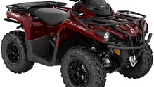 2018 Outlander XT 570 Intense Red 3-4 front-2
